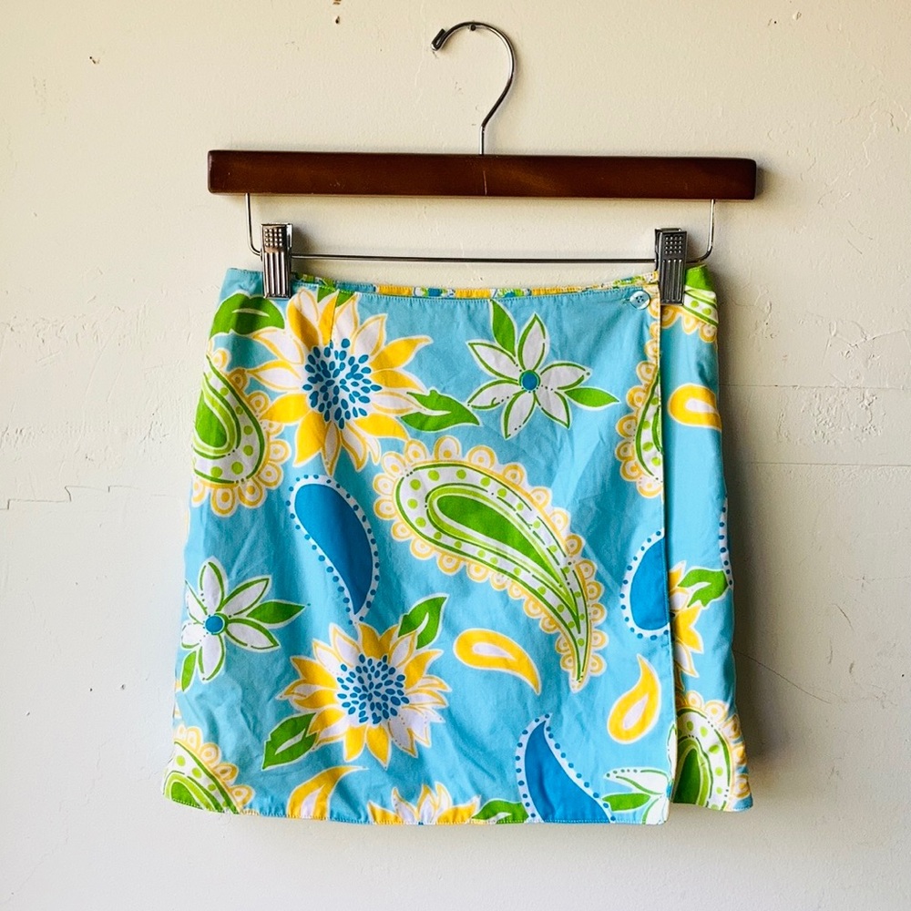 Lilly Pulitzer Reversible Monkey & Floral Skirt